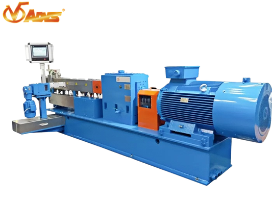 Goede prijs PE/PET Filler Masterbatch Twin Screw Extruder Machine 350 kg/uutput online