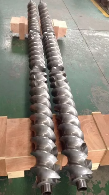 Goede prijs Gedrukt koel rollend schacht voor dubbel schroef extruder schroefelementen aangepast L/D online